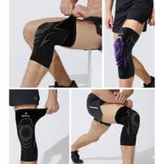 Northix Polstrované chrániče kolen pro sport - L 