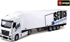 BBurago  1:43 MB Actros SEDIS Logistics s vysokozdvižným vozíkem a příslušenstvím