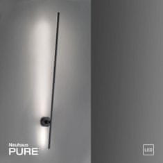 PAUL NEUHAUS PAUL NEUHAUS PURE GRAFO LED nástěnné svítidlo, černá, úzké, nastavitelné, 110cm 3000K