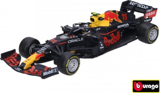 BBurago  1:43 RACE F1 - Red Bull Racing RB16B (2021) #11 (Sergio Pérez) s helmou