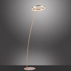 PAUL NEUHAUS PAUL NEUHAUS LED stojací lampa mosaz, nastavitelná, stmívatelná, teplá bílá 3000K