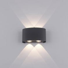 PAUL NEUHAUS PAUL NEUHAUS LED nástěnná lampa, 4 bodové, antracit, venkovní i vnitřní, dekorativní 3000K
