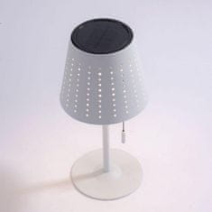 PAUL NEUHAUS LEUCHTEN DIREKT is JUST LIGHT LED stolní lampa, bílá, stmívatelná, solární, moderní, bez kabelu 3000K