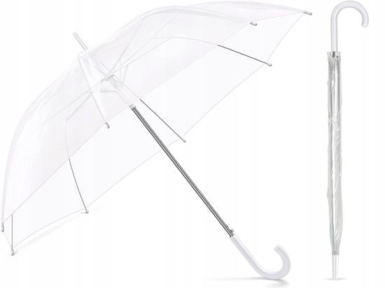 Dexxer RIH-110 Dámský průhledný deštník čirý na svatbu 105cm