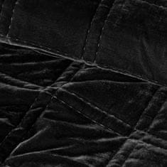 Eurofirany Dekorativní přehoz na postel KRISTIN2 170x210 černý