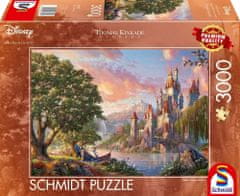 Schmidt Puzzle Kráska a zvíře: Kouzelný svět Belly 3000 dílků