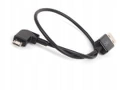 XREC KABEL USB na MicroUSB 30cm pro telefonní a dronové vybavení DJI