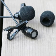 ULANZI 2x kondenzátorový mikrofon s klipem / mini jackem 3,5 mm 6 m - Ulanzi