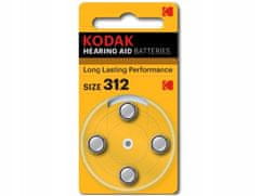 Kodak Baterie do naslouchátek KODAK 312 PR41 4ks
