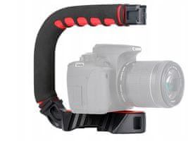 Ulanzi stabilizační stativ s držákem u-grip pro dslr fotoaparáty / fotoaparáty / kardany / sportovní
