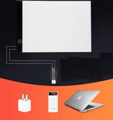 XREC Osvětlená kreslicí deska A4 LED / Light Pad