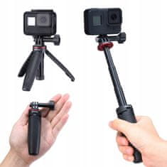 ULANZI Monopod Tripod pro GoPro / Sjcam / Xiaomi / DJI Osmo Action-MT09 Černy