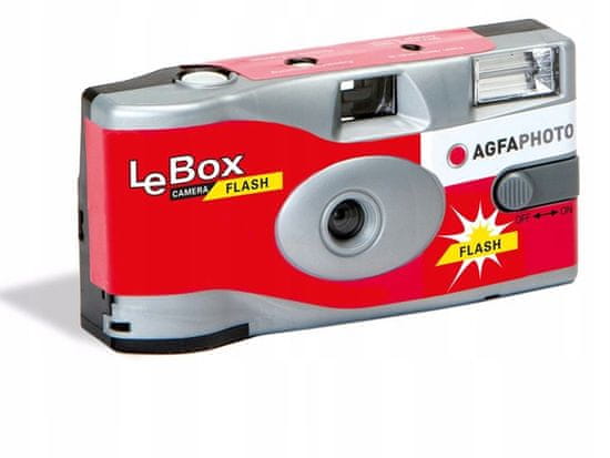 Agfaphoto Fotoaparát na jedno použití AGFA LeBox ISO 400 27 fotografií + FLASH