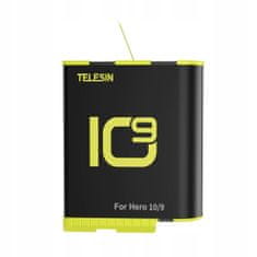TELESIN Baterie AHDBT-901 GoPro HERO 9 10 BLACK GP-BTR-901-B - Telesin