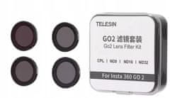TELESIN Sada filtrů 5v1 ND CPL filtr pro Insta360 GO 2 / IS-FLT-GO2
