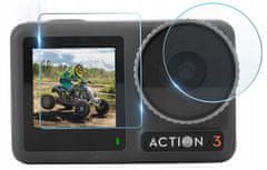 Sunnylife Kryt objektivu / LCD obrazovka pro DJI Osmo Action 3 / OA3-BHM494-1
