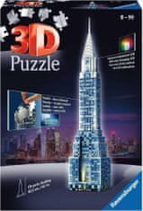 Ravensburger  Svítící 3D puzzle Noční edice Chrysler Building 216 dílků