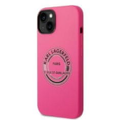Karl Lagerfeld KLHCP14MSRSGRCF hard silikonové pouzdro iPhone 14 PLUS 6.7" pink Silicone RSG