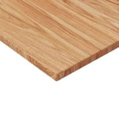 Greatstore Čtvercová stolní deska světle hnědá 60x60x1,5cm ošetřený dub