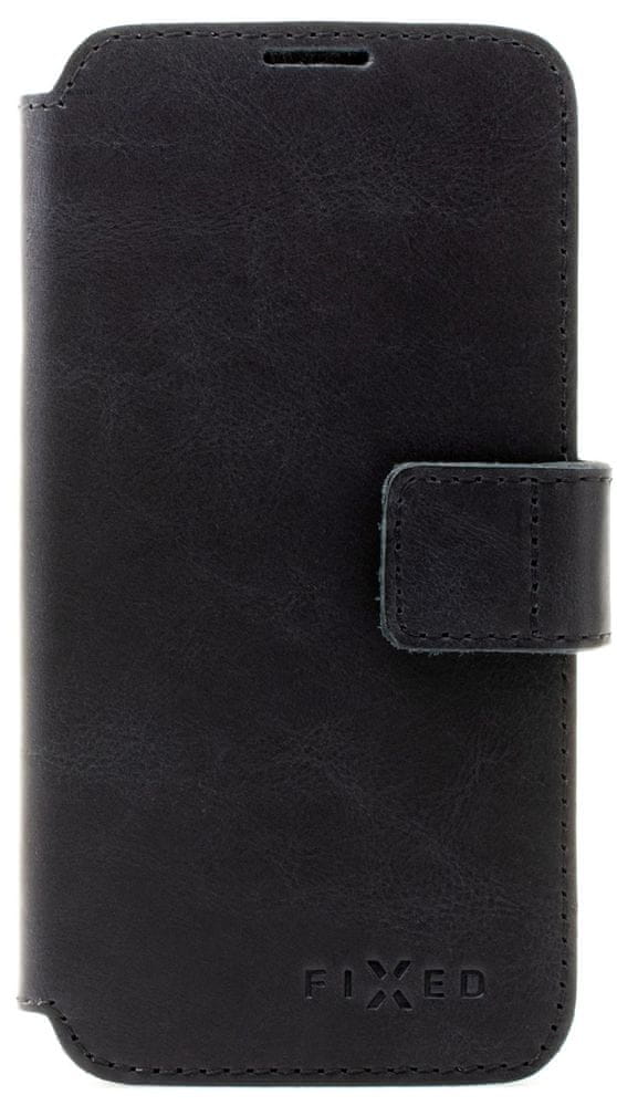 Levně FIXED Kožené pouzdro typu kniha ProFit pro Samsung Galaxy A52/A52 5G/A52s 5G FIXPFIT2-627-BK, černé