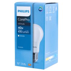 Philips LED žárovka E27 A60 5,5W = 40W 470lm 3000K Teplá bílá
