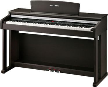 digitální piano kurzweil ka150 krásný vzhled usb midi rca 3 pedály vestavěné reproduktory
