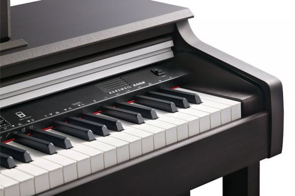  kurzweil ka150 digitális zongora gyönyörű megjelenés usb midi rca 3 pedál beépített hangszóró 