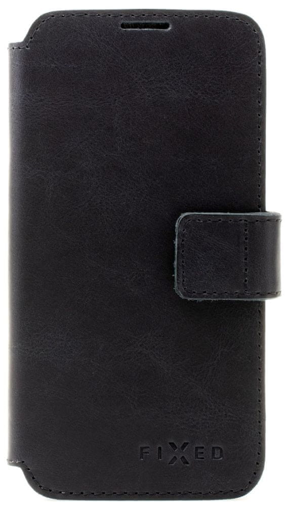 Levně FIXED Kožené pouzdro typu kniha ProFit pro Samsung Galaxy A53 5G FIXPFIT2-874-BK, černé - rozbaleno