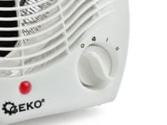GEKO Elektrický teplovzdušný ventilátor 1000 / 2000W FH01 G80460