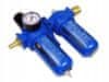 Regulátor tlaku s odlučovačem vody, přimazávačem oleje a manometrem, 1/2" M80692