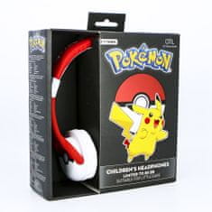 OTL Technologies Pokémon Red Pokeball dětská sluchátka