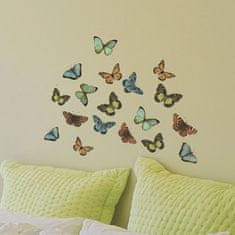 Crearreda Samolepicí dekorace Crearreda WA S Colourful butterflies 59455 Motýli