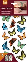 Crearreda Samolepicí dekorace Crearreda WA S Colourful butterflies 59455 Motýli