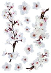 Crearreda Samolepicí dekorace Crearreda L Photographic Blossom 44223 Bíle kvetoucí větev