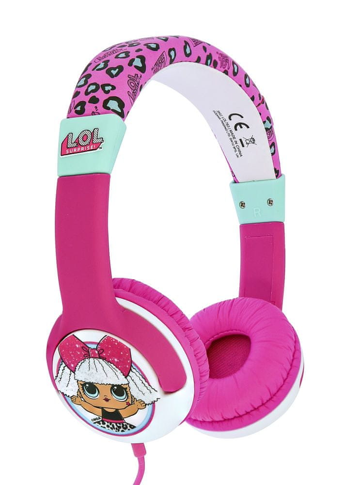 Levně OTL Technologies L.O.L. Surprise! My Diva Pink dětská sluchátka