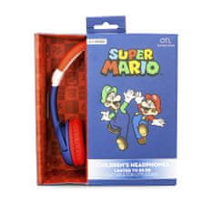 OTL Technologies Super Mario Blue dětská sluchátka