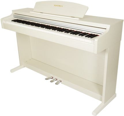  digitálne piano kurzweil M115-WH krásny vzhľad usb midi rca 3 pedále vstavané reproduktory 