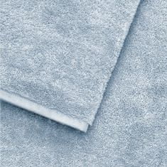 Ch. Fischbacher Malý bavlněný ručník PURE s úzkou bordurou 30 x 30 cm, světle modrá