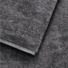 Ch. Fischbacher Malý bavlněný ručník PURE s úzkou bordurou 30 x 30 cm, šedá
