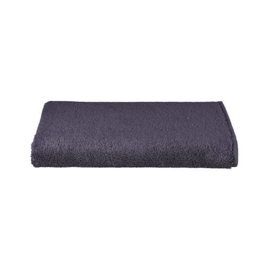 Ch. Fischbacher Malý bavlněný ručník PURE s úzkou bordurou 30 x 30 cm, modro - fialová