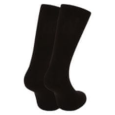 Nedeto 3PACK ponožky vysoké bambusové černé (3NDTP001) - velikost M