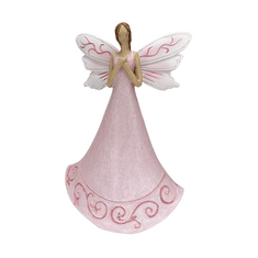 1patro Andílek v růžových šatech s ornamentem E187609-1