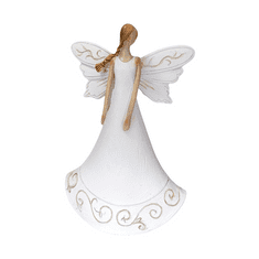 1patro Andílek v bílých šatech s ornamentem E187623-2