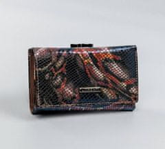 Lorenti Dámská kožená peněženka se zabezpečením RFID Florencie bordó, černá univerzální
