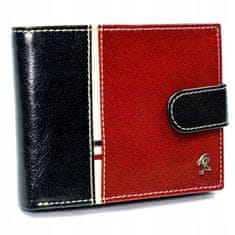Rovicky Kožená peněženka se zabezpečením RFID Karkkila červená univerzální