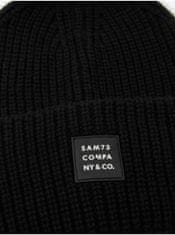 SAM73 Černá žebrovaná zimní čepice SAM 73 Dublin UNI