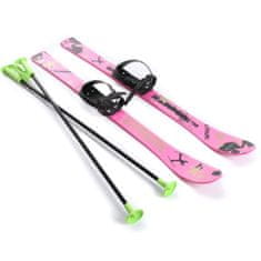 Master Baby Ski 90 cm - dětské plastové lyže - růžové