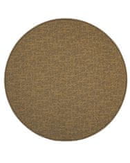 Vopi Kusový koberec Alassio zlatohnědý kruh 67x67 (průměr) kruh