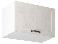 KONDELA Horní kuchyňská skříňka Royal G60KN - bílá / sosna nordická