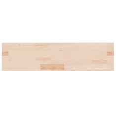 Vidaxl Policová deska 80 x 20 x 2,5 cm masivní dubové dřevo bez úprav